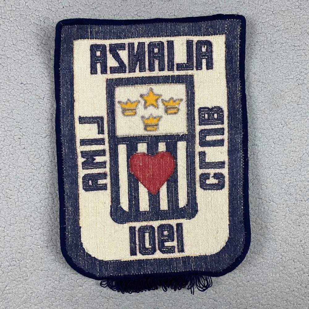 Alianza Lima Peru Game Pennant Exchangesoccer Dutbol Football 1901 Thick Rare‎